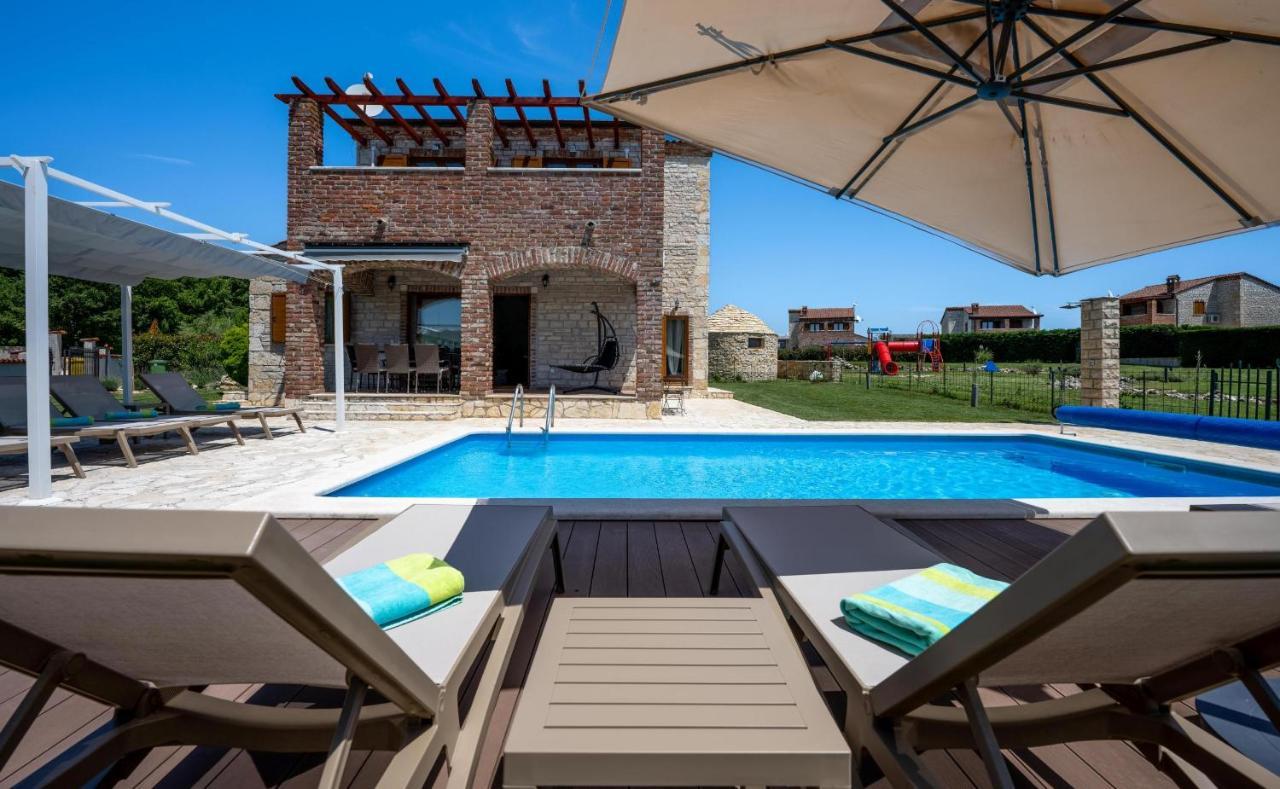 Paradis Villa Stone Queen With Heated Pool Butkovići Exterior foto